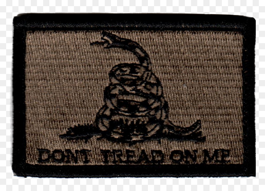 Tactical Don"t Tread On Me Coyote/black Patch - Indian Cobra, HD Png Download - don't tread on me snake png