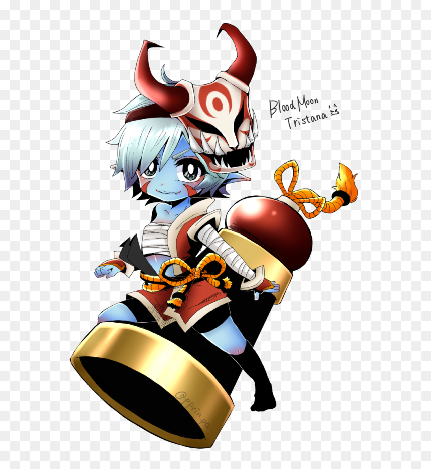 Blood Moon Tristana - Cartoon, HD Png Download - tristana png