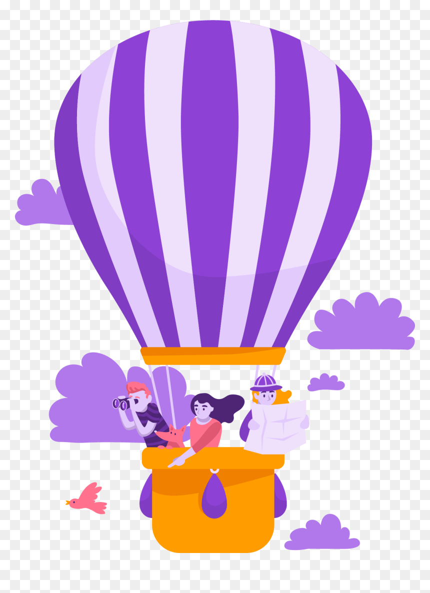 Hot Air Balloon, HD Png Download - corey in the house png