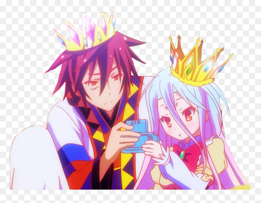 No Game No Life Couple, HD Png Download - no game no life sora png
