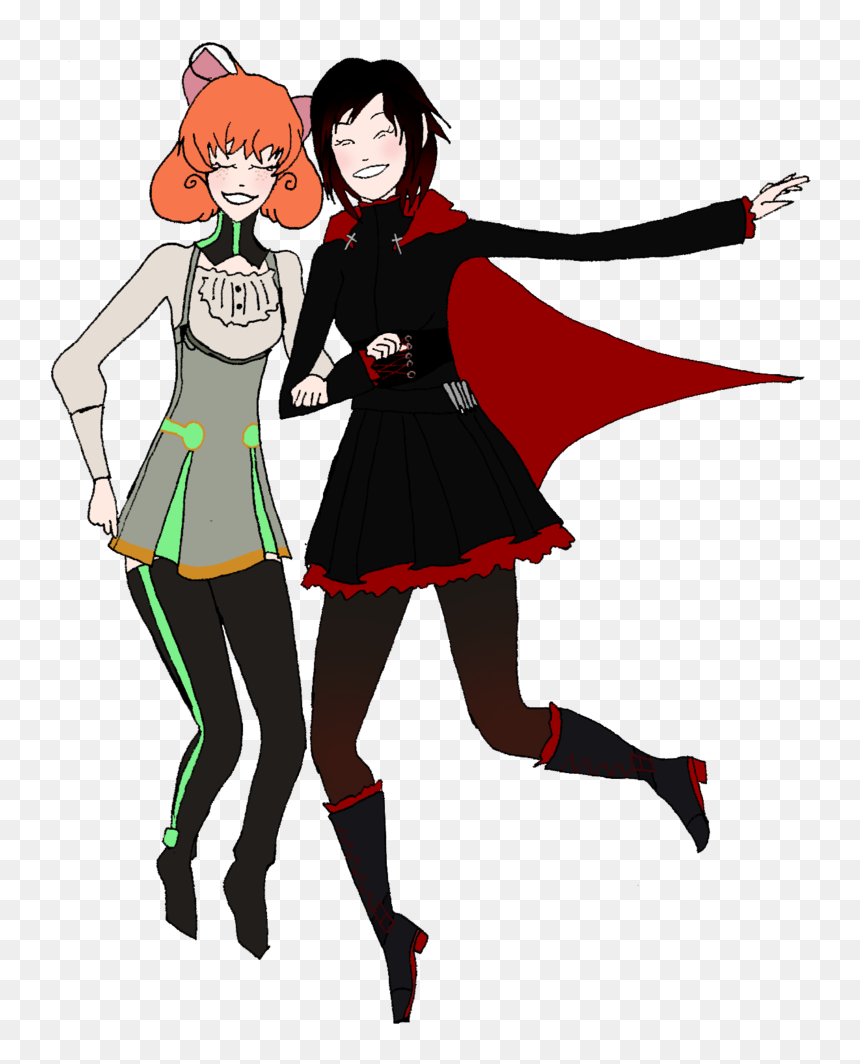 Pyrrha Nikos Clothing Human Hair Color Fictional Character - Cartoon, HD Png Download - rwby penny png