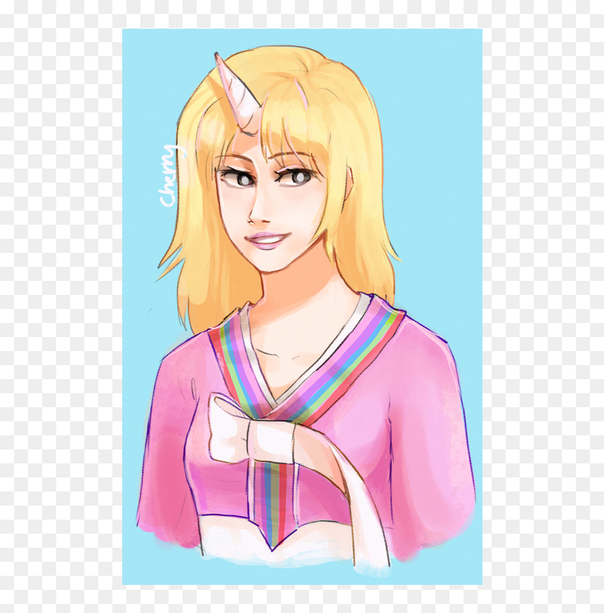 Girl, HD Png Download - lady rainicorn png