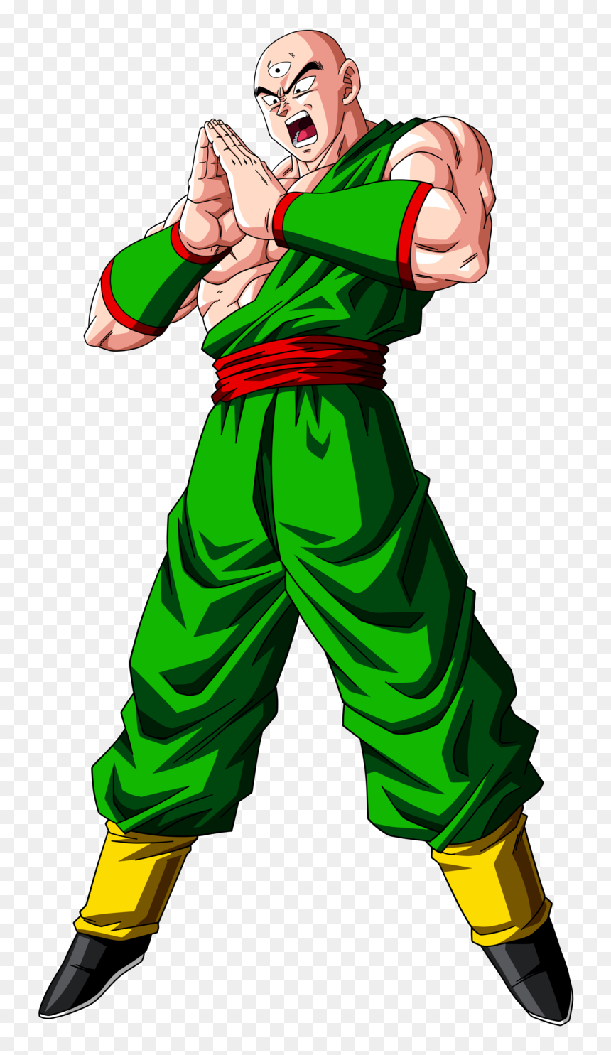 Dragon Ball Z Ten Shin Han, HD Png Download - goku ssj dios azul png