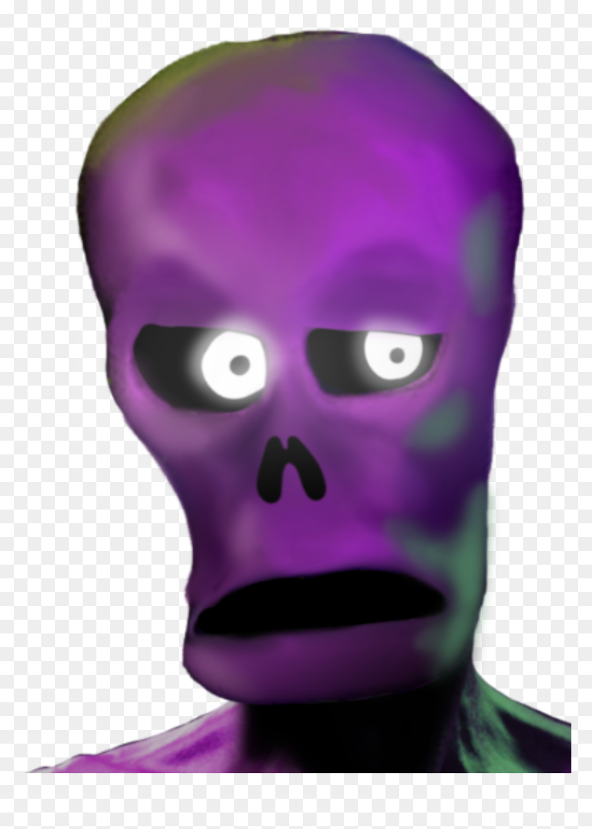 Skull, HD Png Download - ayy lmao alien png