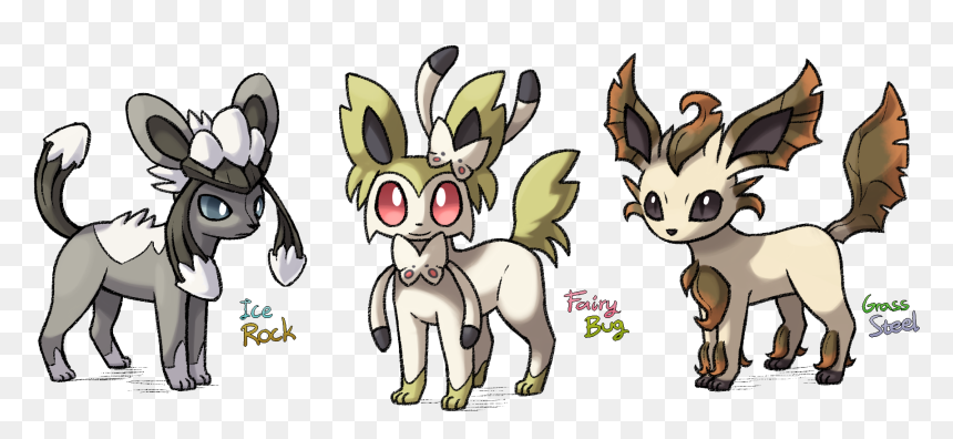 Alolan Eeveelutions , Png Download - Cartoon, Transparent Png - eeveelutions png