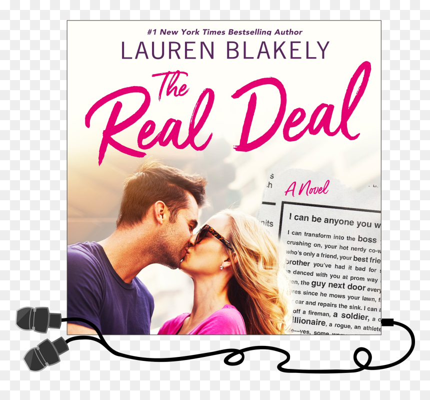 Real Deal Lauren Blakely, HD Png Download - hot guy png