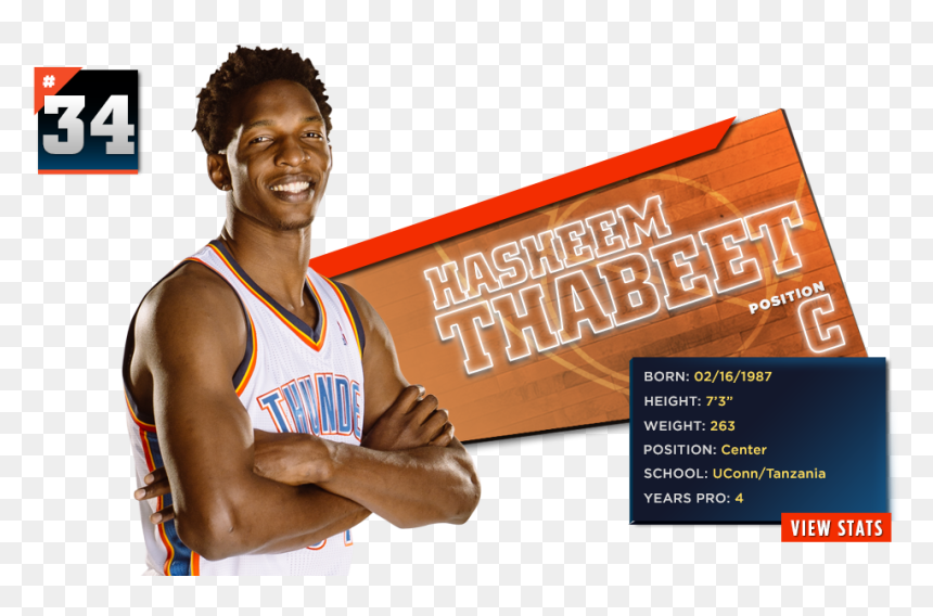 Basketball Player, HD Png Download - hakeem olajuwon png