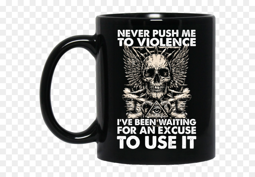 Pet Lover Coffee Mugs, HD Png Download - badass skull png