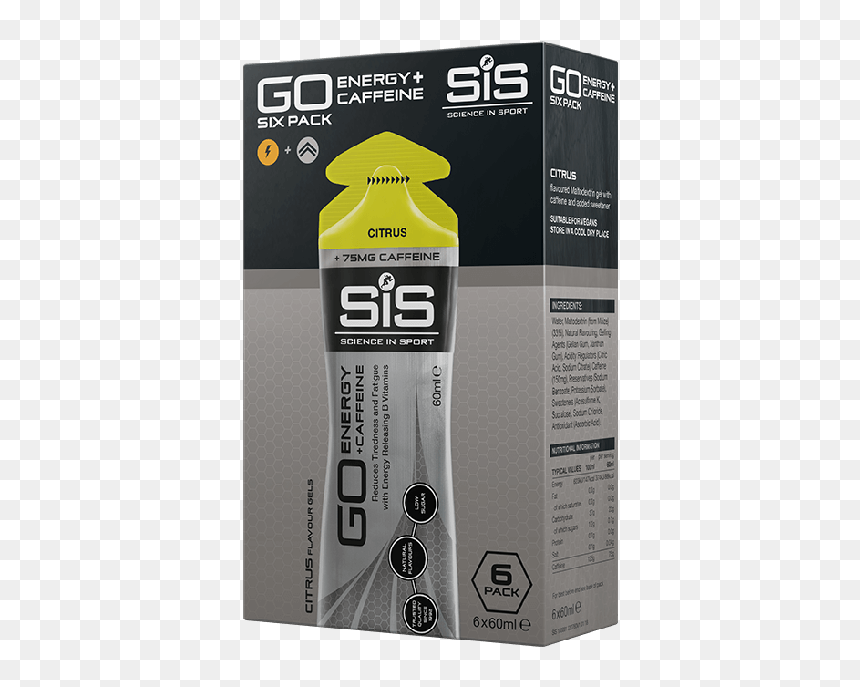 Isotonic Go Energy Gels, HD Png Download - caffeine png