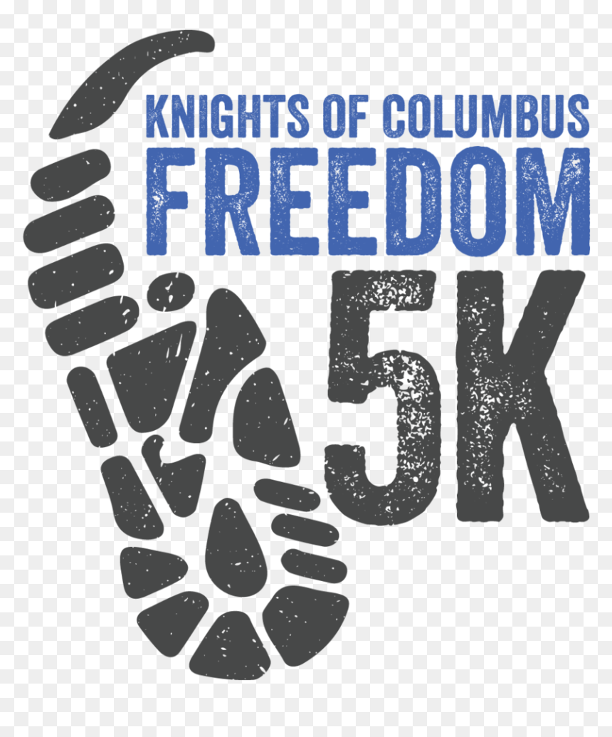 5klogo-01 - Calligraphy, HD Png Download - knights of columbus png