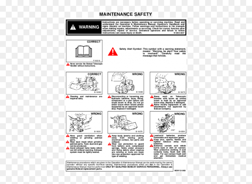 Bobcat Operating Procedures, HD Png Download - bobcat machine png