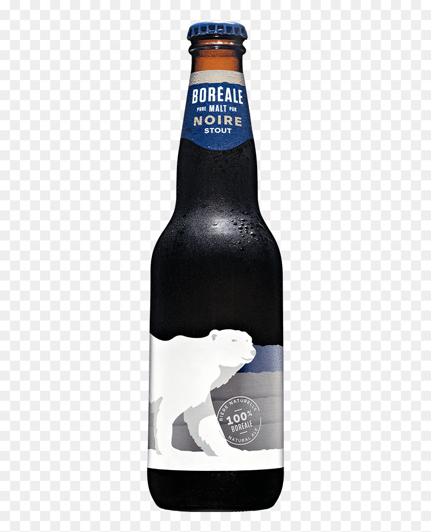 Boreale Noir Bouteille - Boreale Bière Png, Transparent Png - la noire png