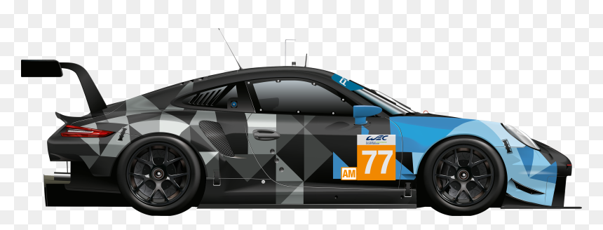 #77 - Porsche 911 Le Mans 2019, HD Png Download - dempsey png