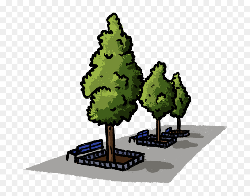 Transparent Plaza Png - Christmas Tree, Png Download - plaza png
