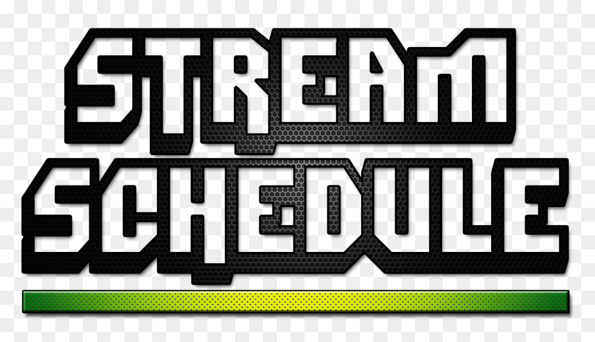 Schedule Image For Twitch , Png Download - Monochrome, Transparent Png - twitchpng