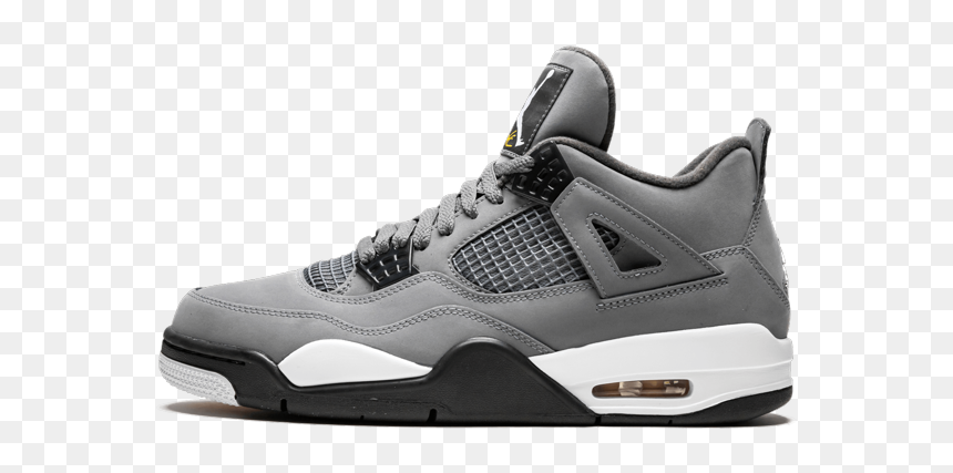 Air Jordan 4 Retro "cool Grey - Jordan Retro 4 Grey, HD Png Download - jordan sign png