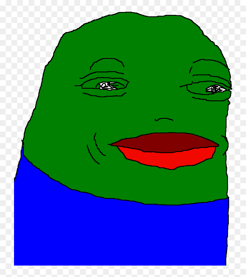 Poorly Drawn Pepe, HD Png Download - trump toupee png