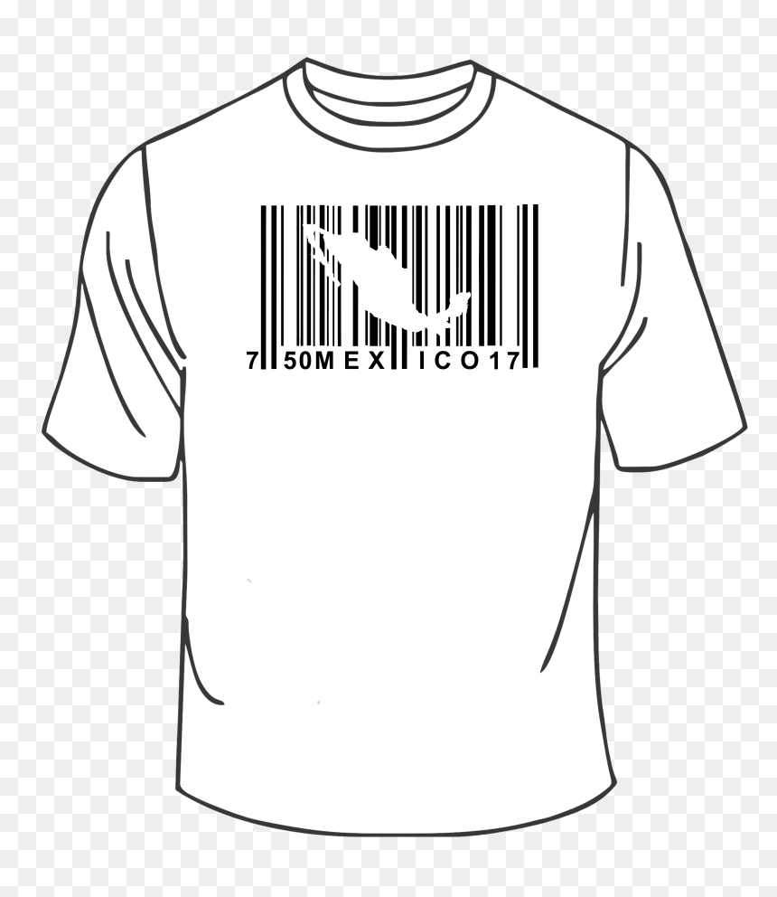 Active Shirt, HD Png Download - código de barras png