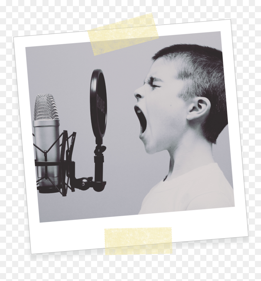 Microphone, HD Png Download - yell png