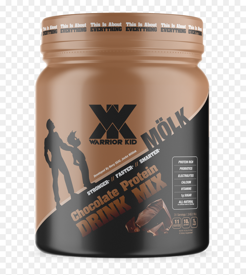 Chocolate Protein Drink Mix - Warrior Kid Molk, HD Png Download - rich the kid png