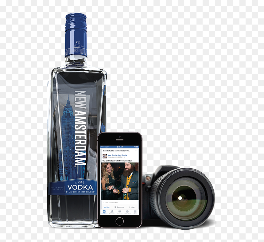 Vodka, HD Png Download - new amsterdam vodka png