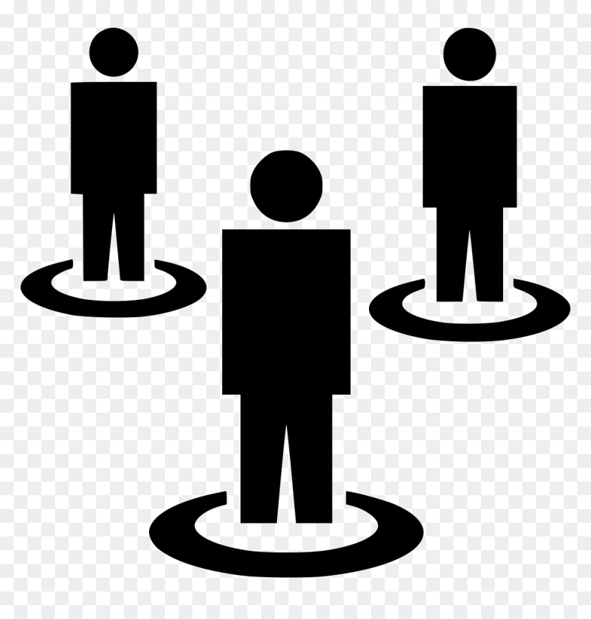 People Group Users Friends Man User Pixel Perfect - Personas Dentro De Un Circulo, HD Png Download - pixel icon png