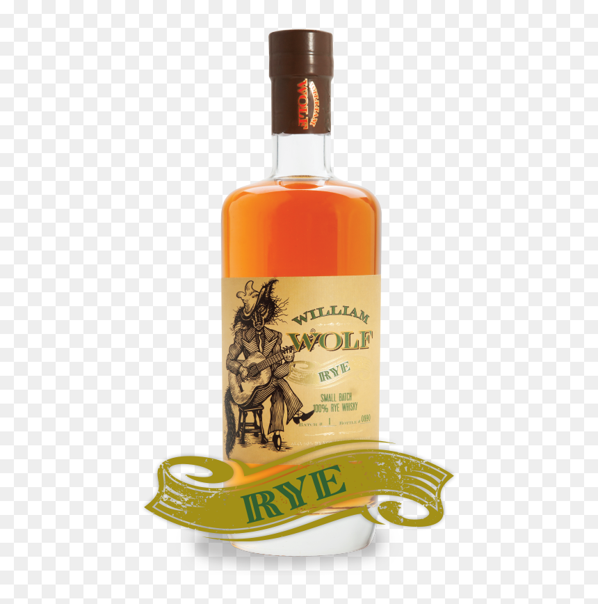 William Wolf™ Pecan Bourbon© - Whiskey Wolf, HD Png Download - rye png