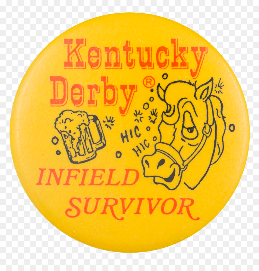 Kentucky Derby Infield Survivor Event Button Museum - Circle, HD Png Download - kentucky derby png