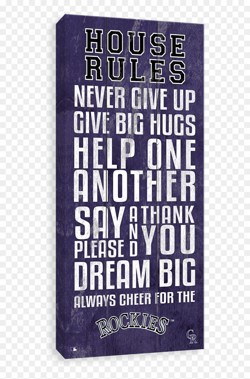 Colorado Rockies House Rules - Book Cover, HD Png Download - colorado rockies png