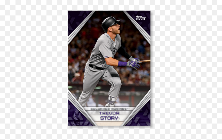 Trevor Story 2019 Topps Baseball Update Series Topps - College Softball, HD Png Download - colorado rockies png