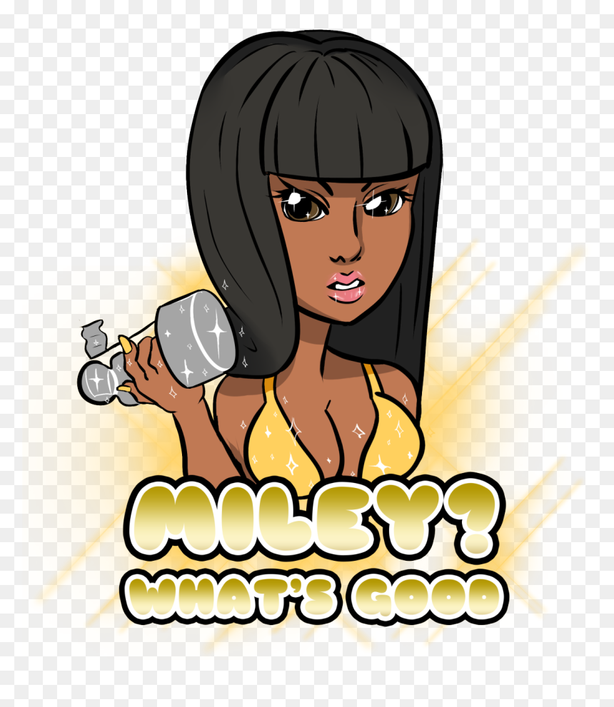 ･ﾟ✧ Transparent Nicki Minaj To Slay Your Blog - Miley Cyrus, HD Png Download - nicki minaj png 2015