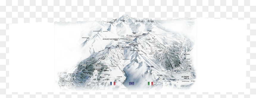 Mountains - Snow, HD Png Download - snow mountains png