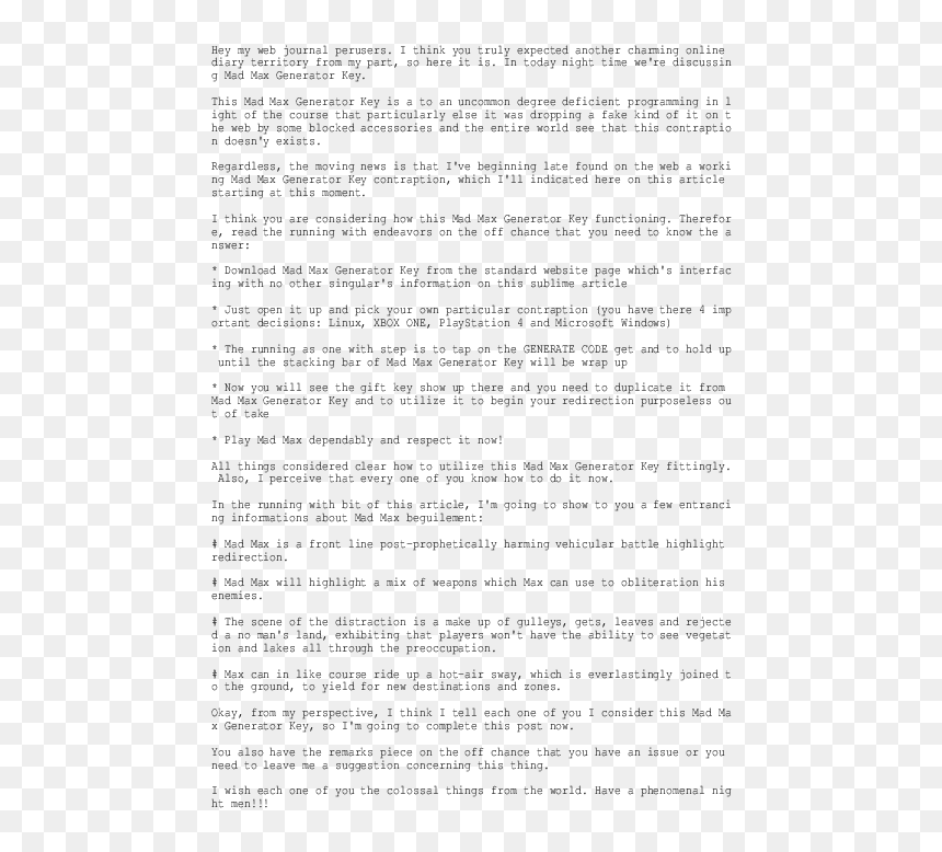 Discurso 9 De Julio, HD Png Download - mad max game png