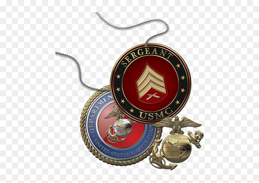 Sergeant Rank Insignia Marines, HD Png Download - usmc ega png