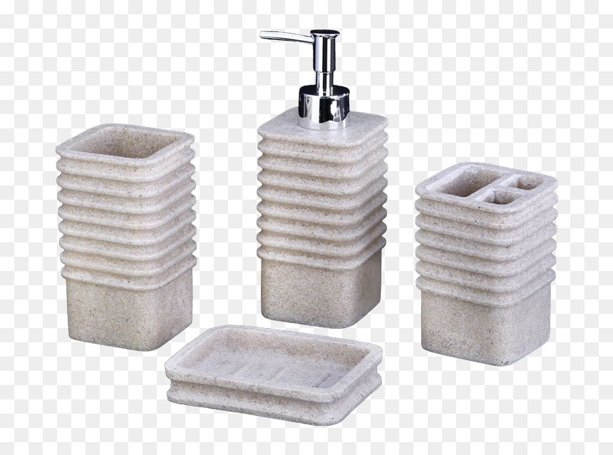 Sandstone Ultimate Bathroom Accessories Set Of 4 By - Tap, HD Png Download - sandstone png