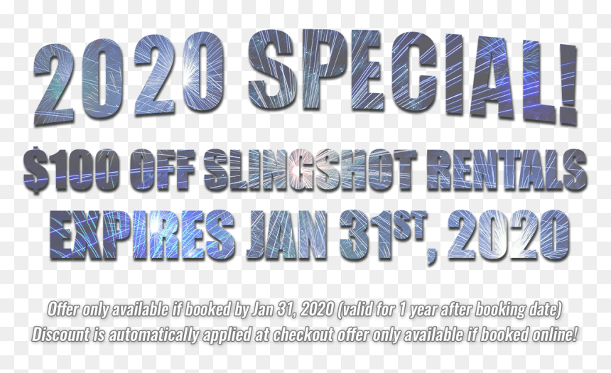 2020 Special $100 Off Slingshot Rentals • Expires Jan - Calligraphy, HD Png Download - las vegas strip png