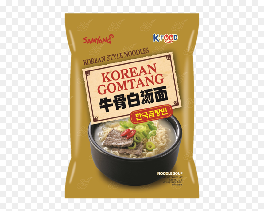 Samyang Korean Gomtang Ramen, HD Png Download - food png