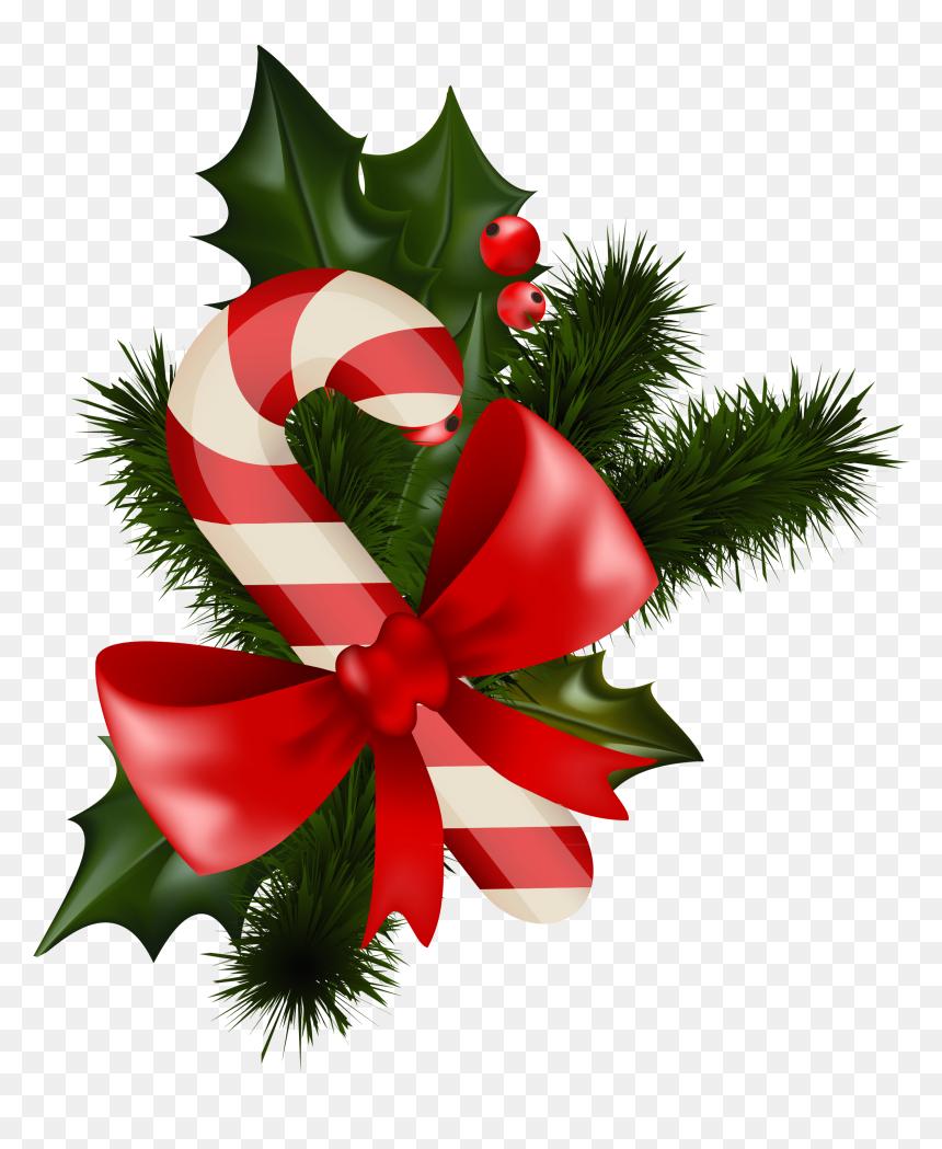 Christmas Transparent Candy Cane, HD Png Download - merry christmas png