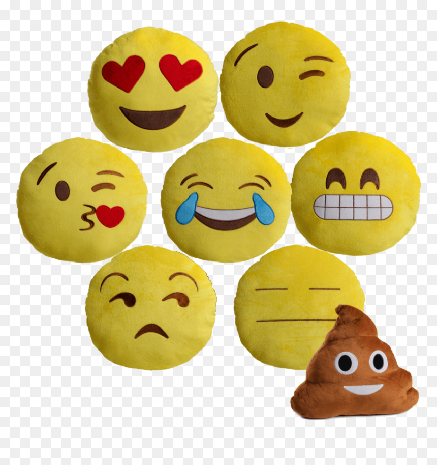 Plush Emoji, HD Png Download - emojis png