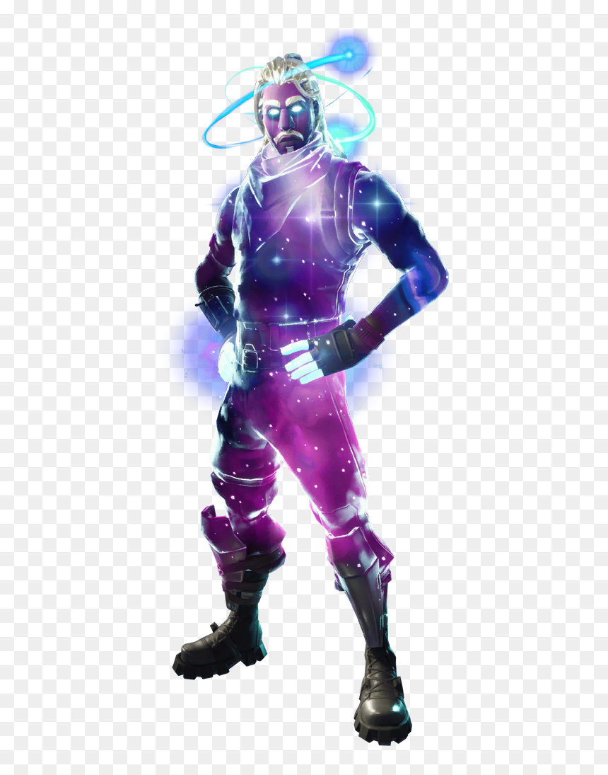 Fortnite Galaxy Skin Png, Transparent Png - galaxy png