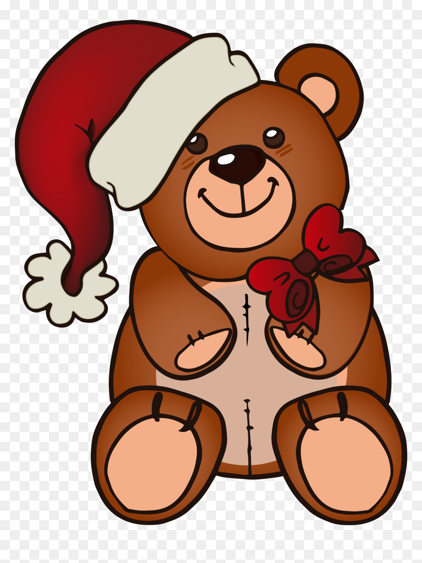 Gáu Nâu Hoạt Hình, HD Png Download - christmas hat png