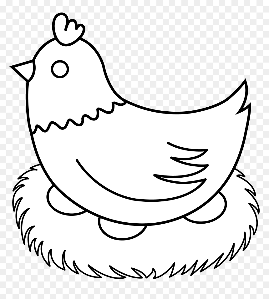 Clip Art Of Hen, HD Png Download - chicken png