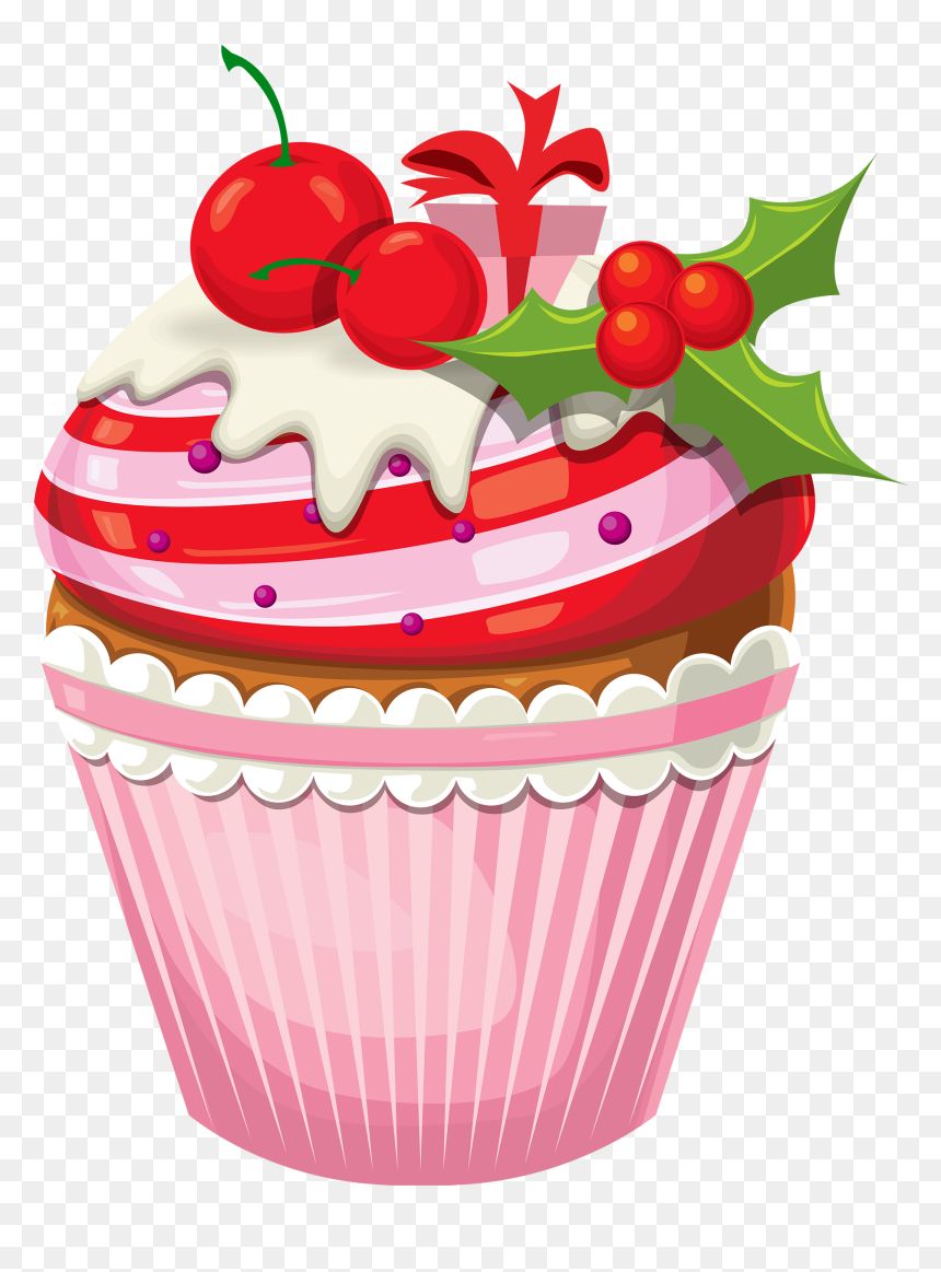 Christmas Cake Clip Art, HD Png Download - cake png