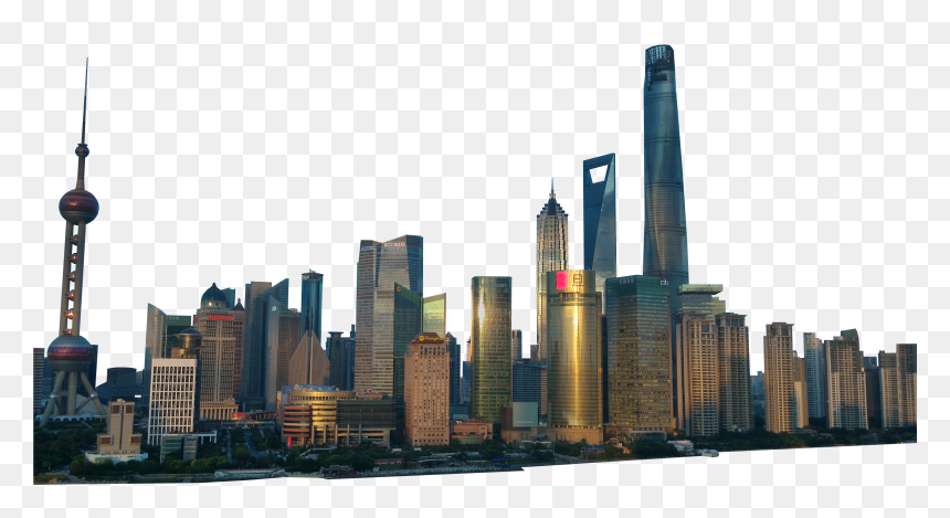 City Skyline Transparent, HD Png Download - city png