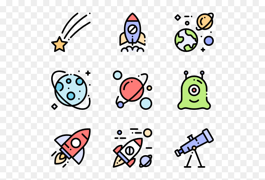 Cell Biology Icon Png, Transparent Png - spaceship png