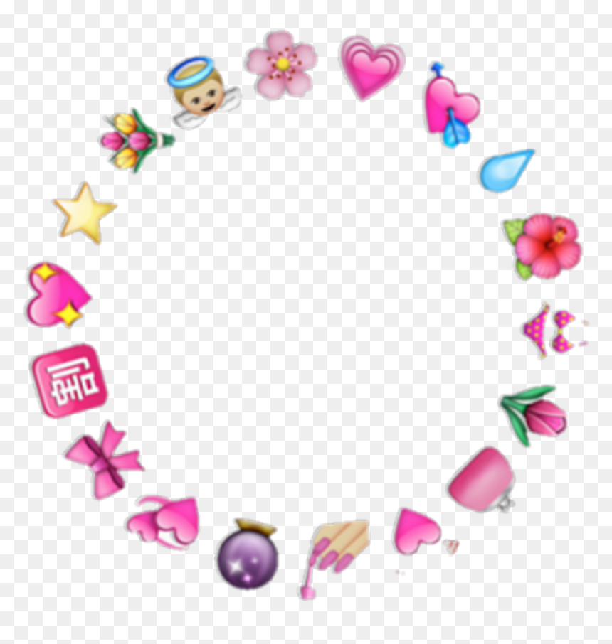 Heart Emoji Circle Png, Transparent Png - aesthetic png