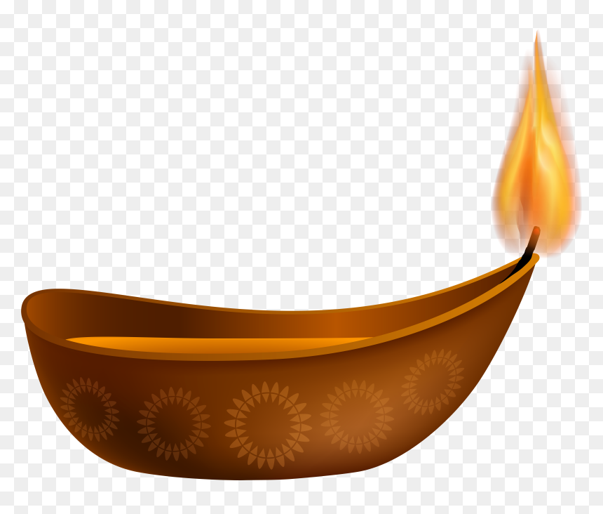 Diwali Candle Png File, Transparent Png - diwali crackers png