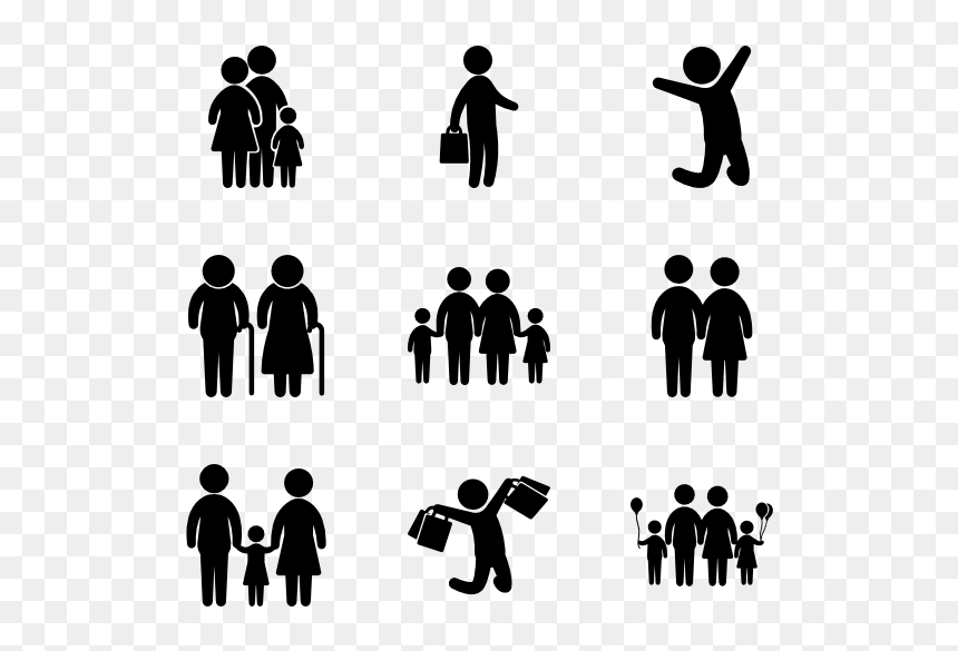 Dad And Baby Vector, HD Png Download - family png