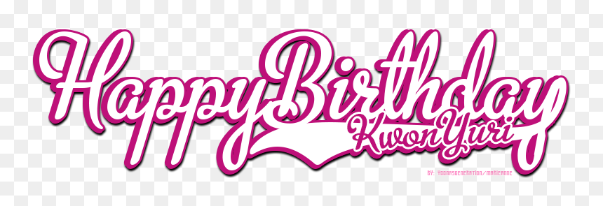 Happy Birthday Text Png, Transparent Png - birthday png