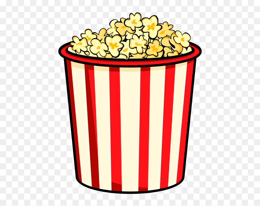 Popcorn Clipart, HD Png Download - popcorn png